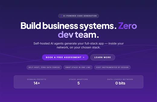 GTM launch landing page for compounding-stack-harness